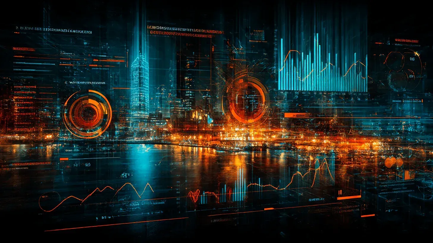 Business Intelligence Dashboard mit KI-Performance-Metriken und Datenvisualisierung